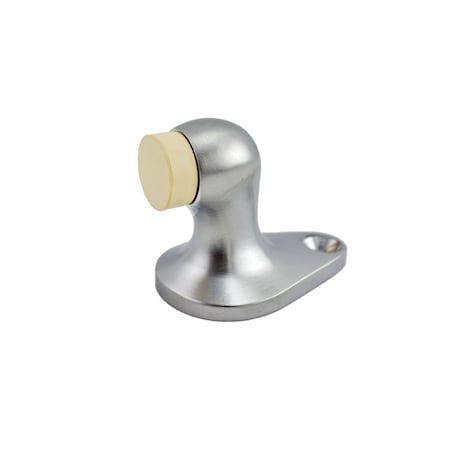 Ives Commercial Solid Brass Gooseneck Floor Door Stop Satin Chrome Finish FS44126D